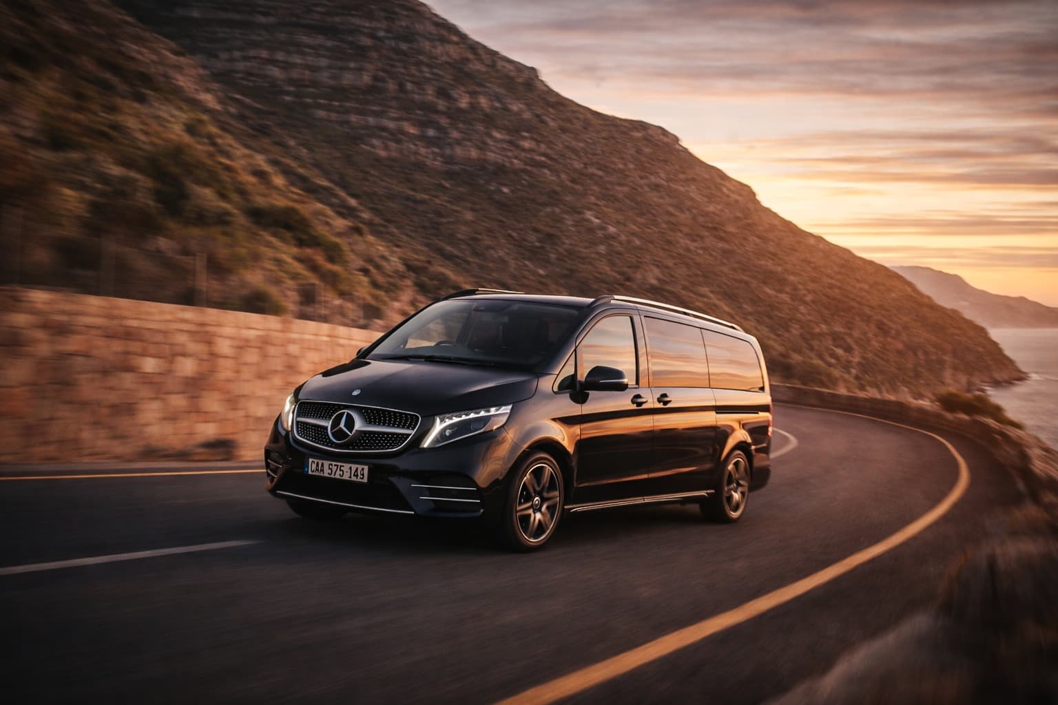 Luxury Mercedes V Class Chauffeur Service Cape Town - VIP Transport
