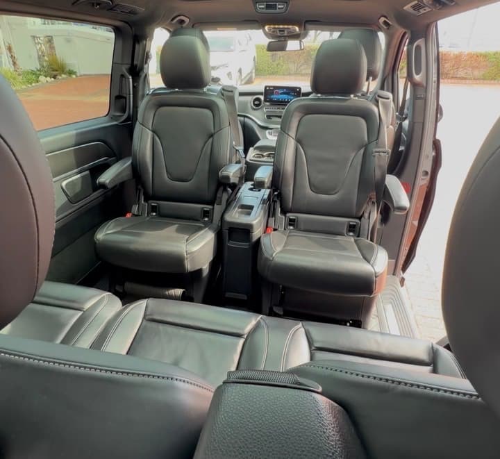 Mercedes V Class exterior detail — chauffeur-driven Cape Town hire