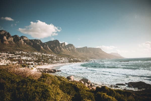 Camps Bay on the City and Table Mountain Tour